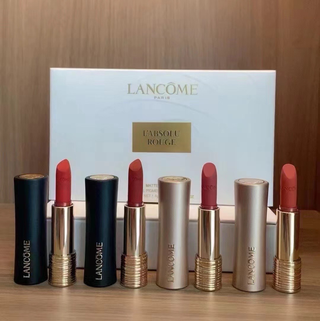 Lancome L'absoluRouge MatteLipstick Sample Four-Piece Set